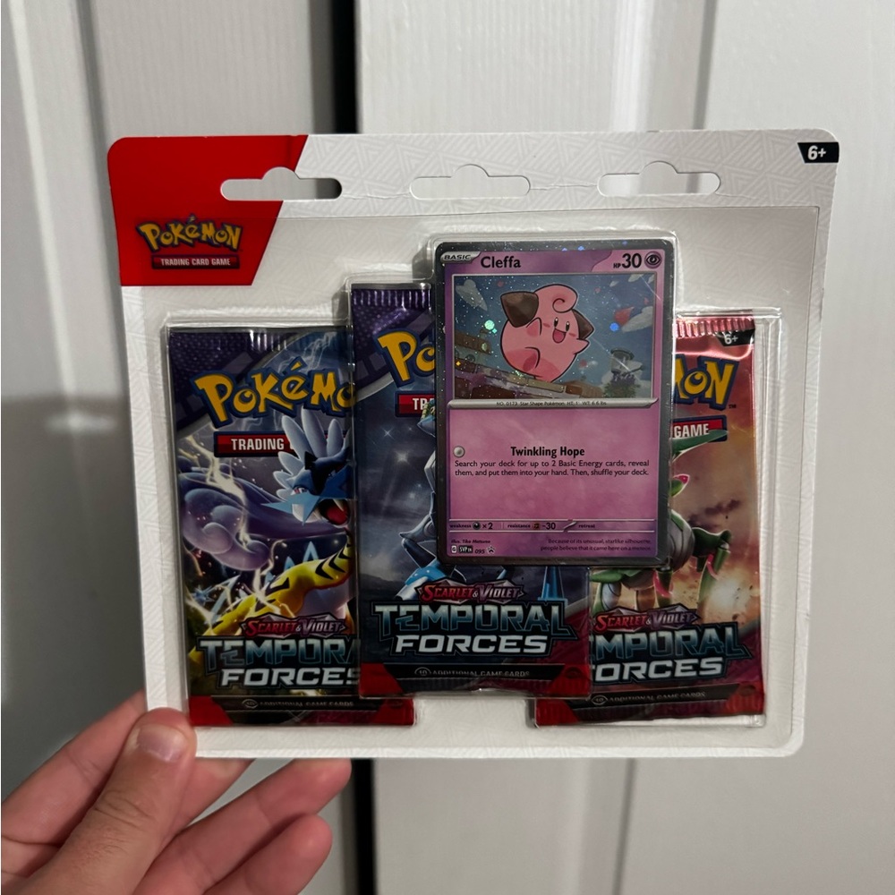 Pokemon Temporal Forces Booster Pack Set with Blue and Purple Design